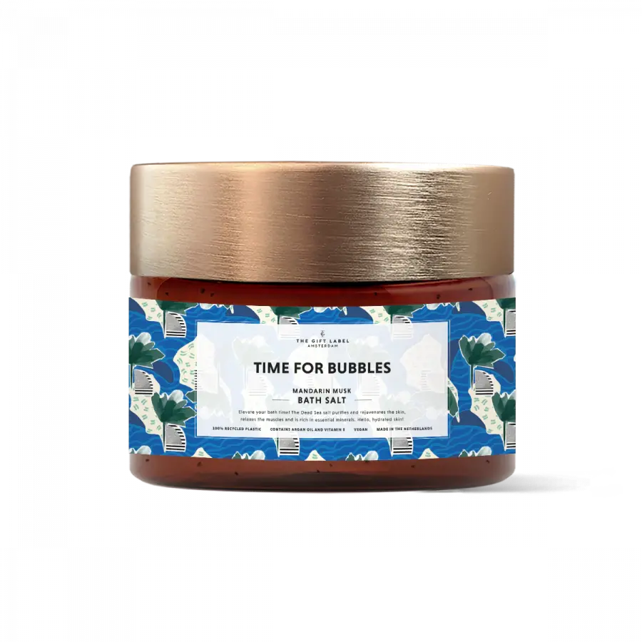 The Gift Label Bath Salt 300gr - Time For Bubbles SS25