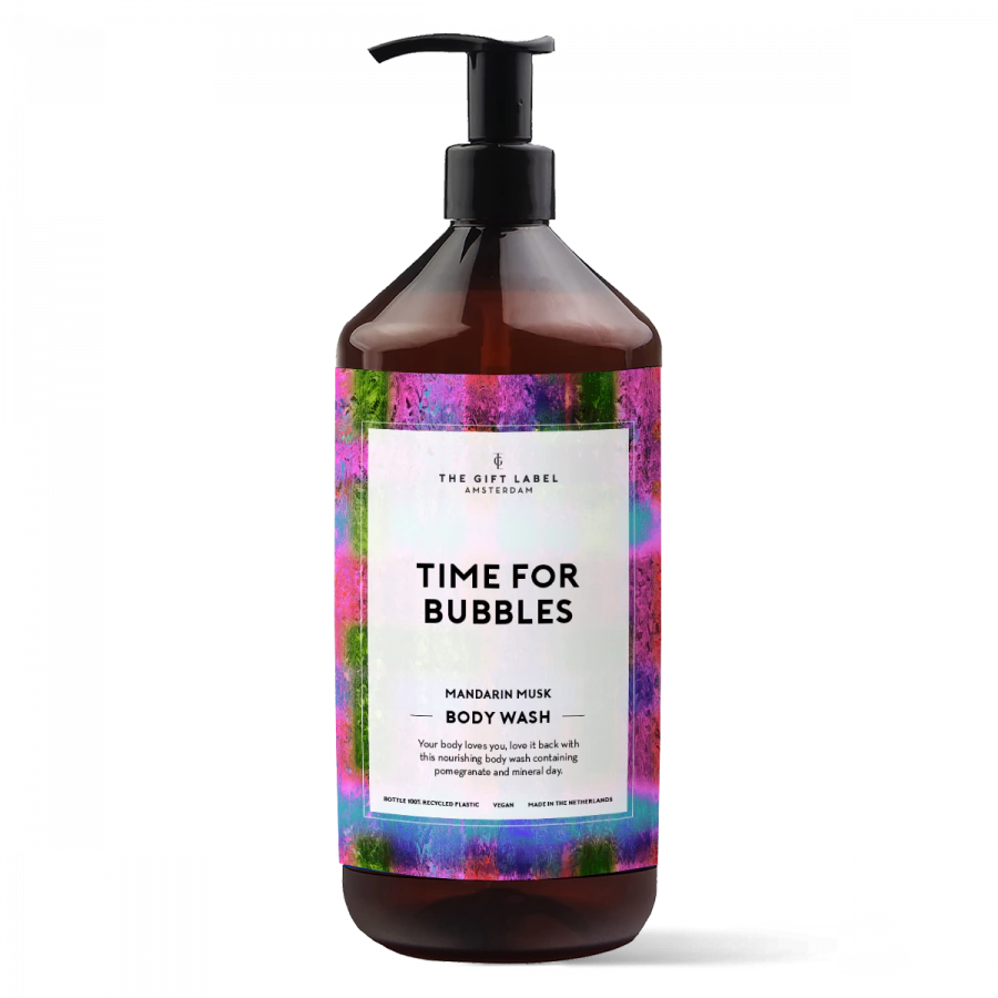 The Gift Label Body Wash 1000ml - Time For Bubbles FW24