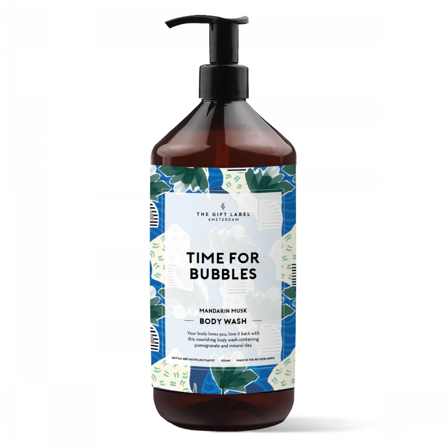 The Gift Label Body Wash 1000ml V2 - Time For Bubbles SS25