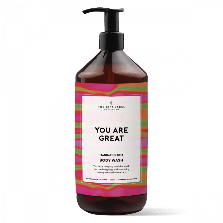 The Gift Label Body Wash 1000ml V2 - You Are Great SS25