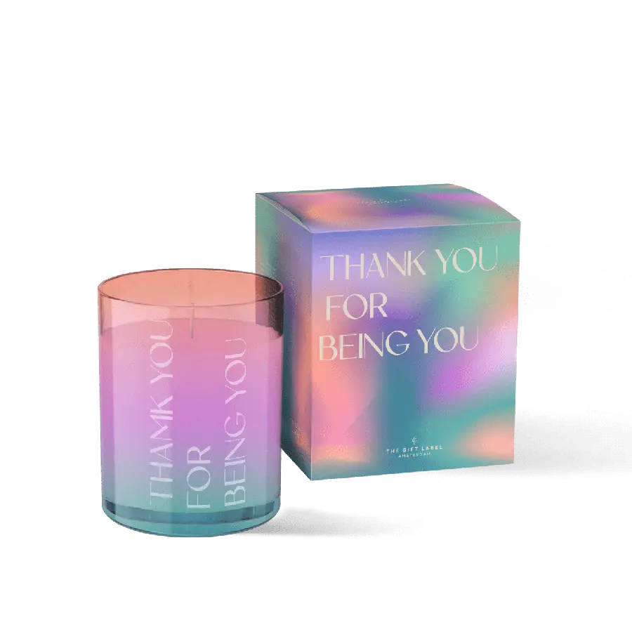 The Gift Label Candle Big - HIS - Thank You For Being You SS24