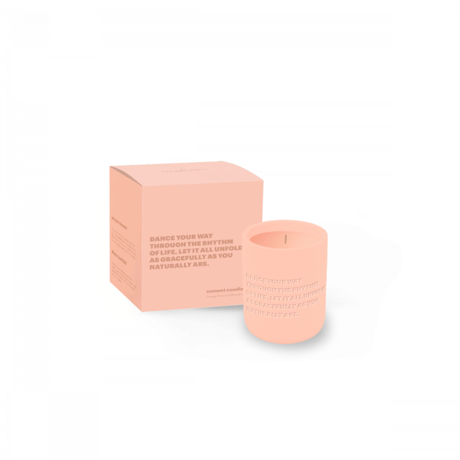 The Gift Label Cemented Candle 170gr - STUDIO - Dance Your Way Through The