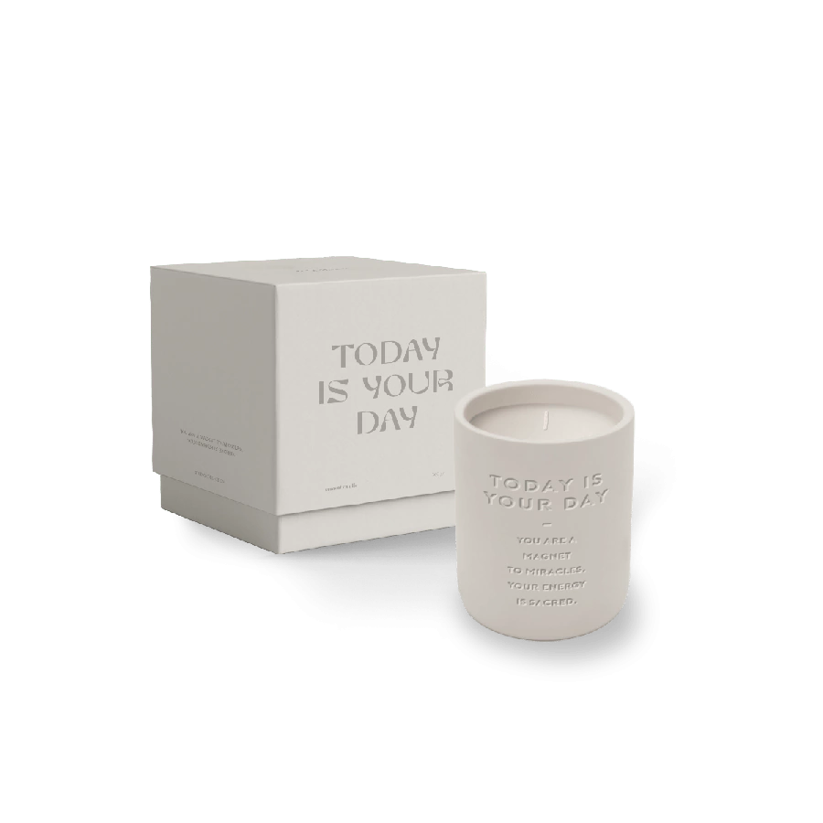The Gift Label Cemented Candle 170gr - STUDIO - Today Is Your Day
