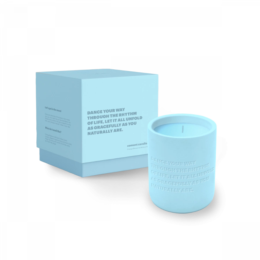 The Gift Label Cemented Candle 360gr - STUDIO - Dance Your Way Through The