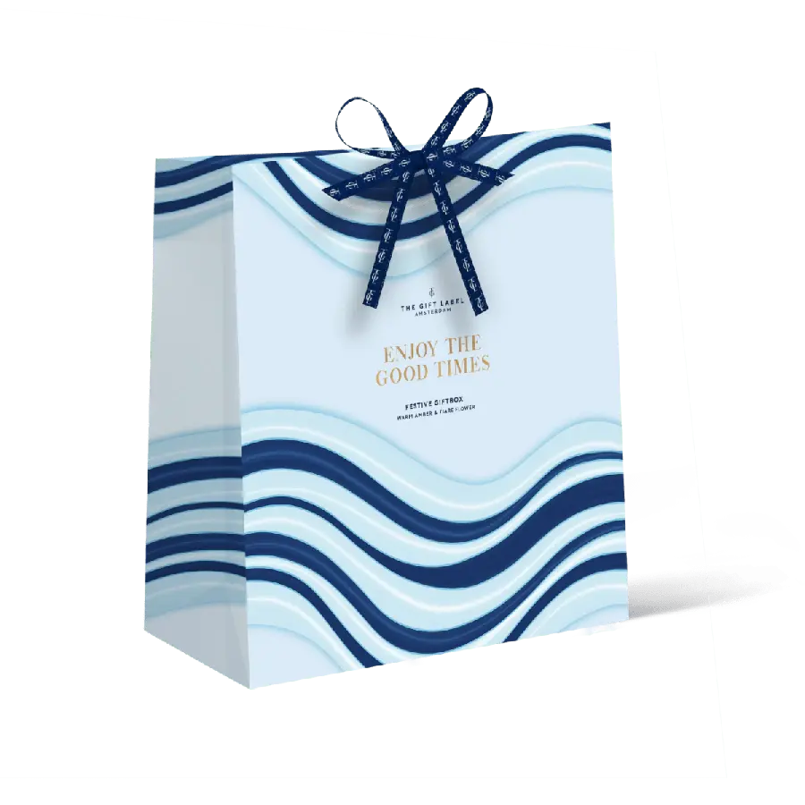 The Gift Label Christmas gift box envelop - Enjoy the good times