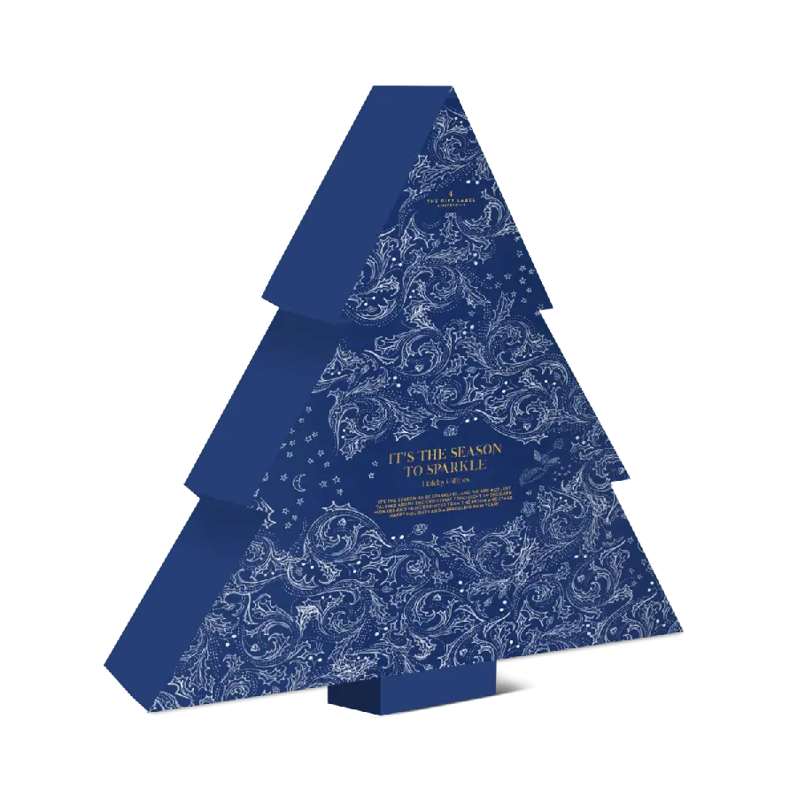 The Gift Label Christmas tree gift box - It's the season to sparkle