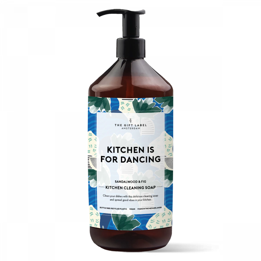 The Gift Label Kitchen Cleaning Soap 1000ml - Kitchen Is For Dancing SS25