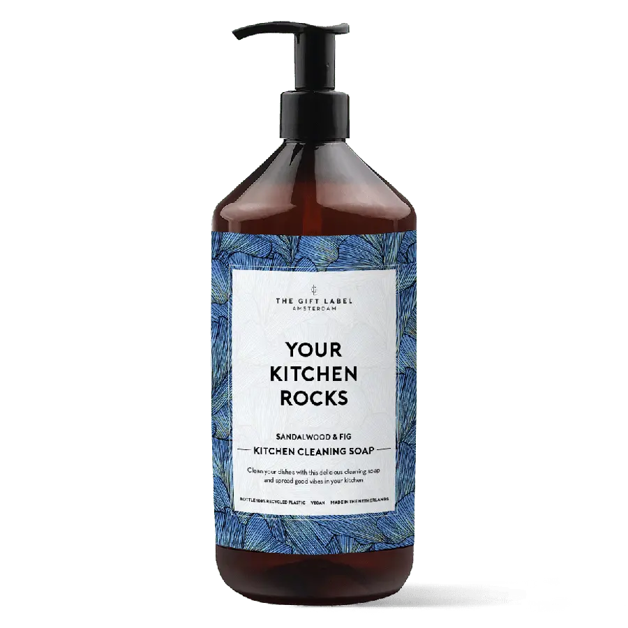 The Gift Label Kitchen cleaning soap - Your kitchen rocks