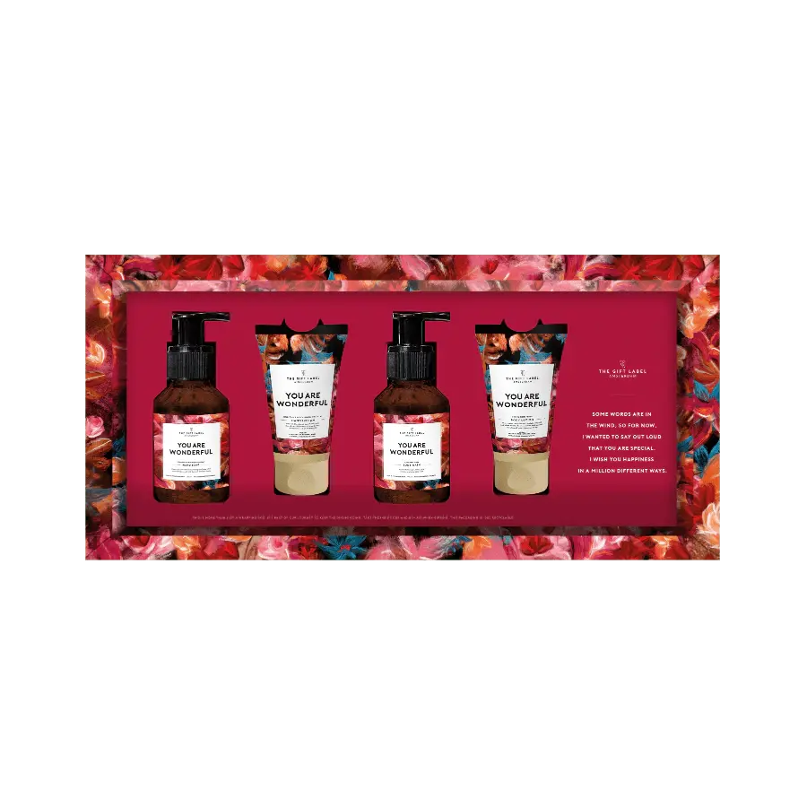 The Gift Label Luxurious gift set - You are wonderful
