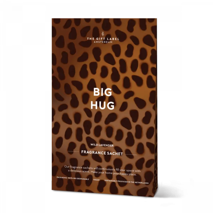 The Gift Label Scented Sachet - Big Hug - Wild Lavender