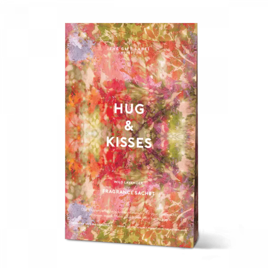 The Gift Label Scented Sachet - Hugs & Kisses - Wild Lavender