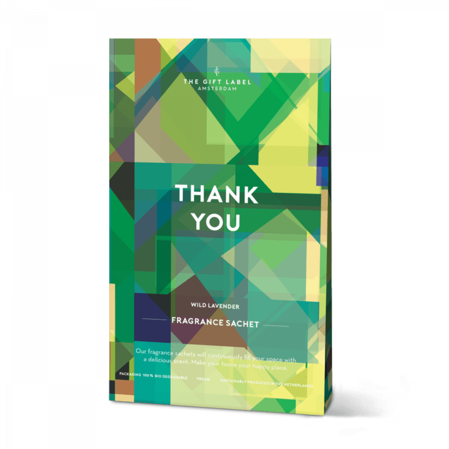 The Gift Label Scented Sachet - Thank You - Wild Lavender