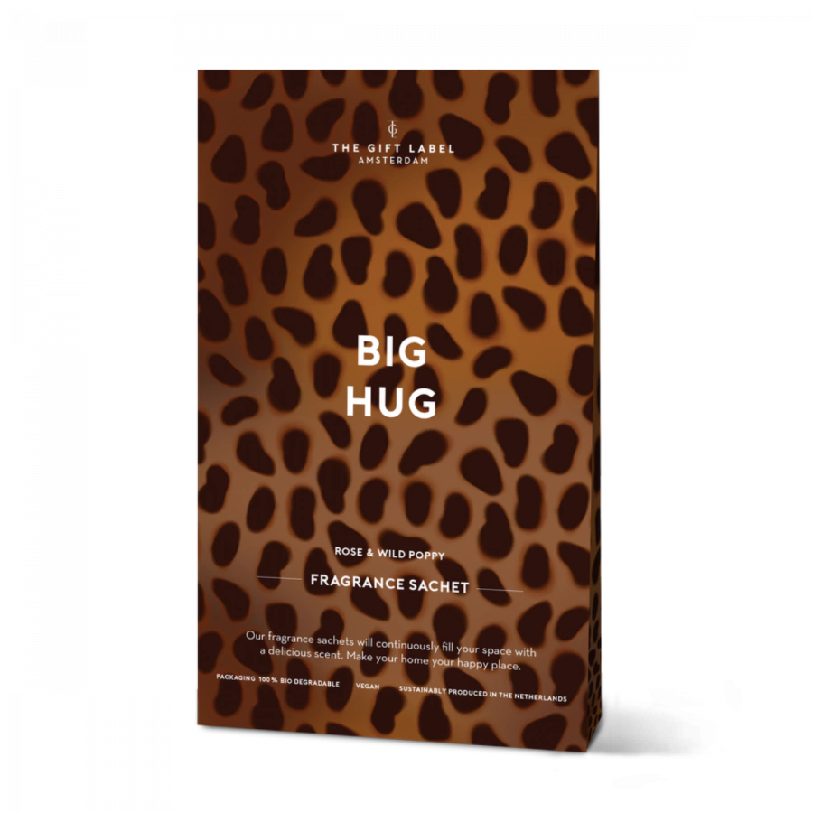 The Gift Label Scented Satchet - Big Hug - Rose & Wild Poppy