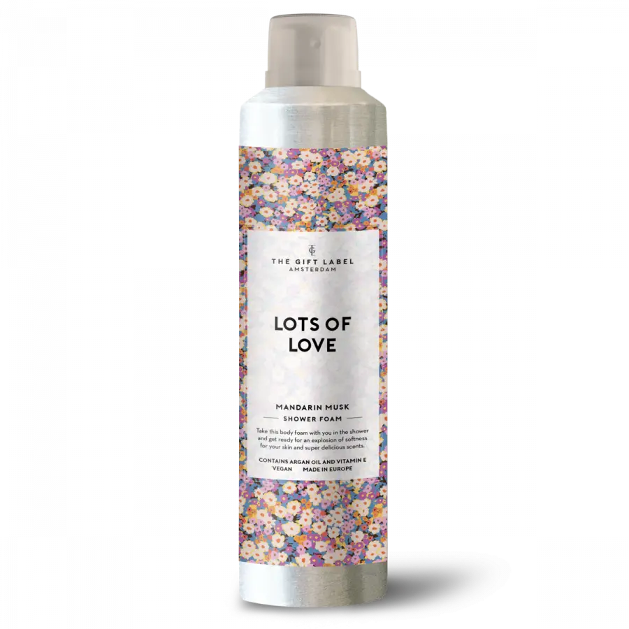 The Gift Label Shower Foam 200ml V3 - Lots Of Love SS25