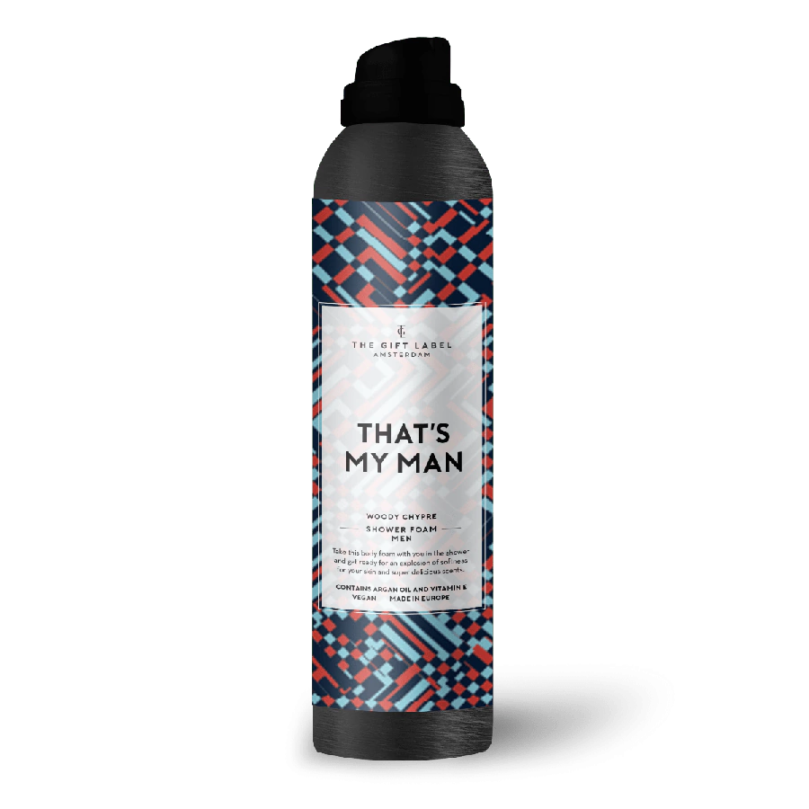 The Gift Label Shower Foam Men 200ml V3 - That's My Man