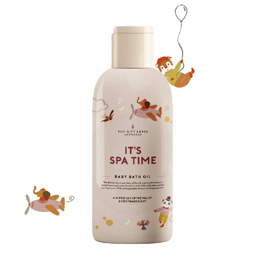The Gift Label Baby bath oil - It's spa time
