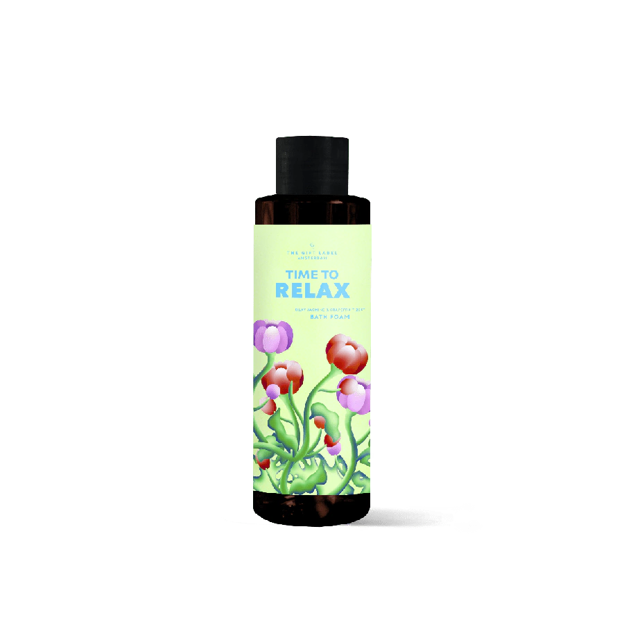 The Gift Label Bath Foam 100ml - Time To Relax SS24