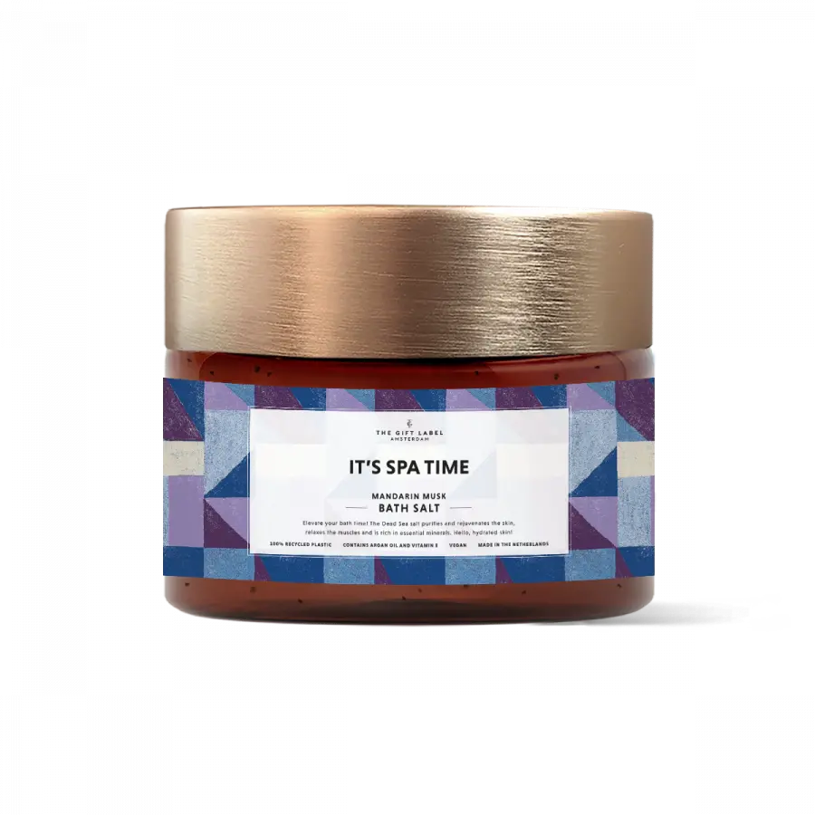 The Gift Label Bath Salt 300gr - It's Spa Time FW24