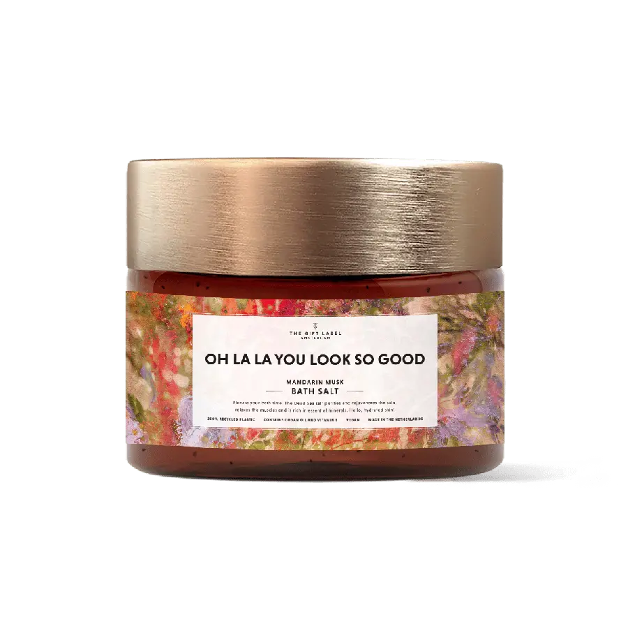 The Gift Label Bath salt - Oh la la you look so good