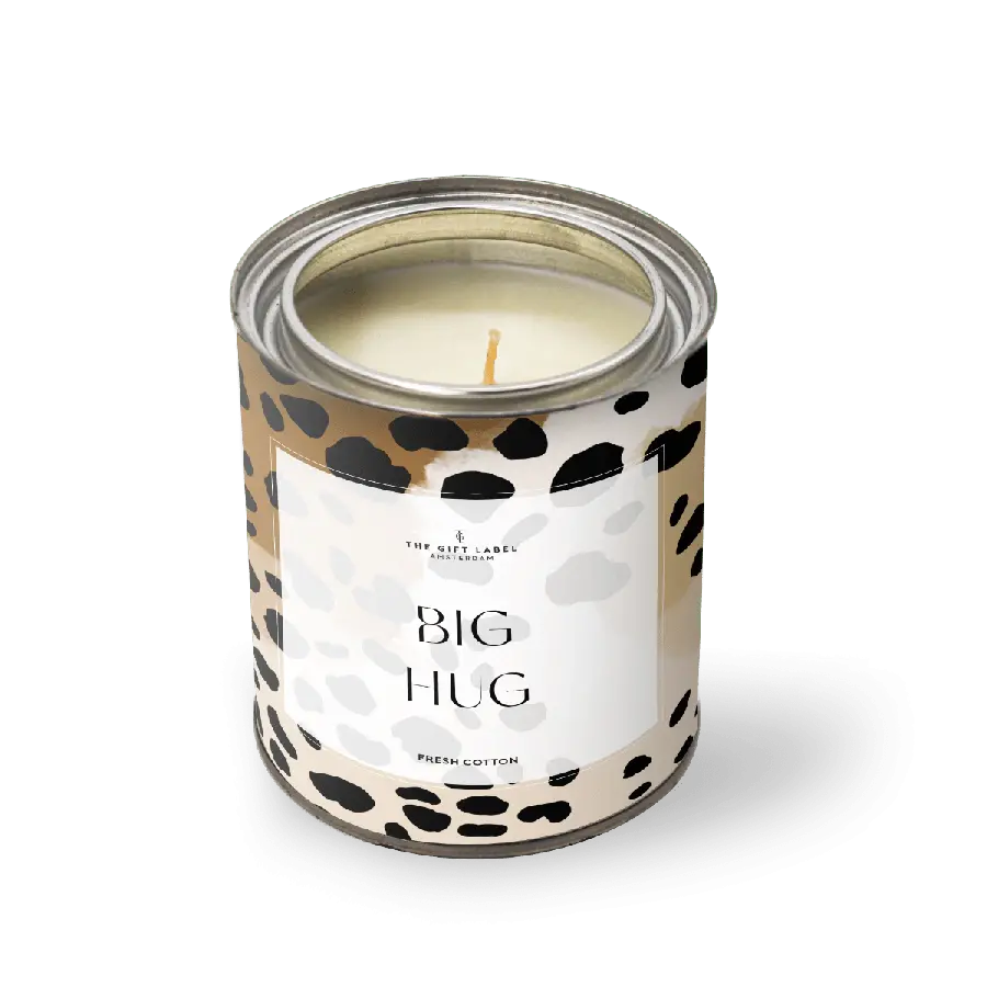 The Gift Label Candle big - big hug - Jasmin vanilla