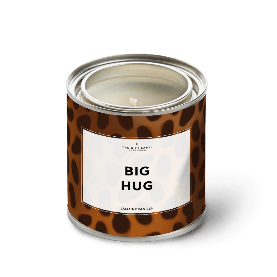 The Gift Label Candle big - Big Hug - Jasmine vanilla