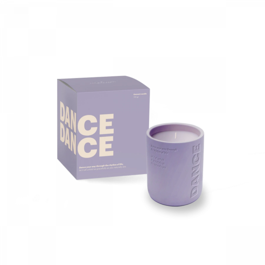 The Gift Label Cemented Candle 170gr - STUDIO - DANCE