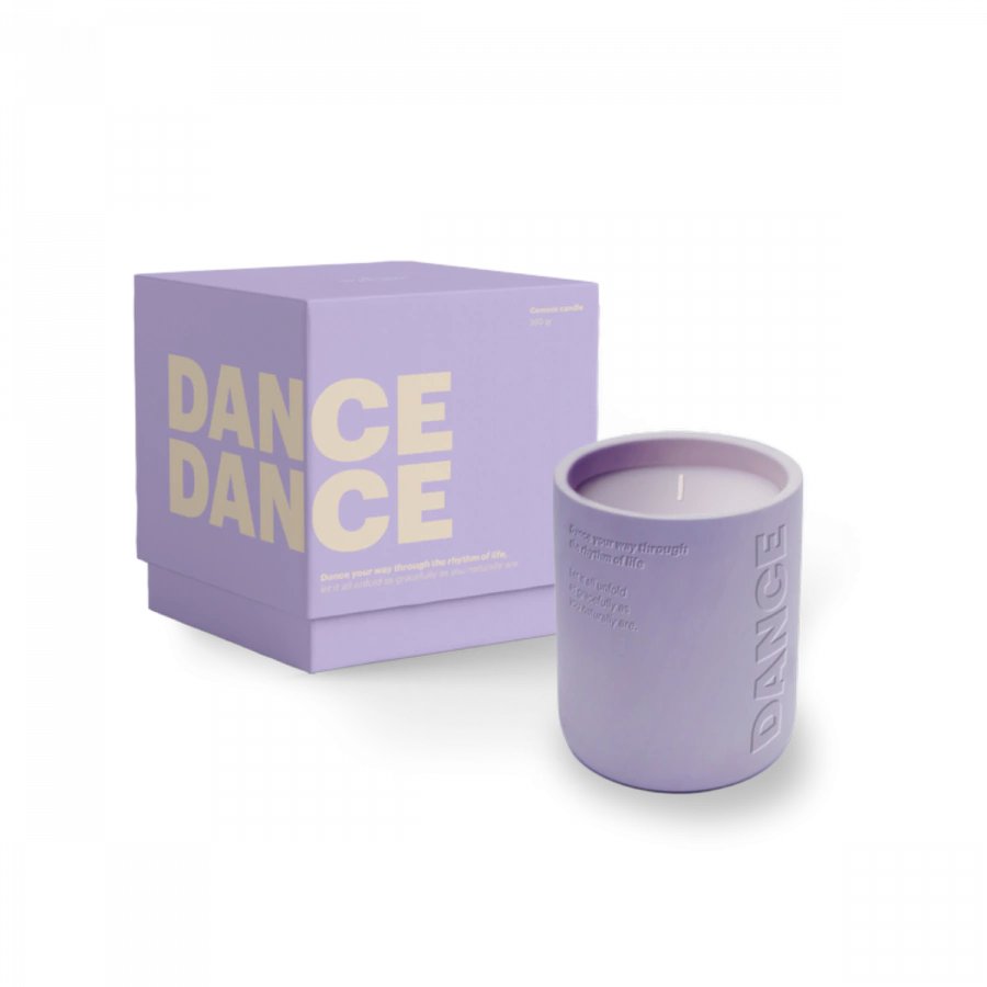 The Gift Label Cemented Candle 360gr - STUDIO - DANCE