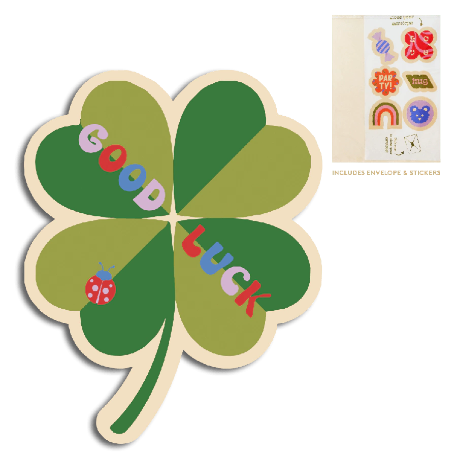 The Gift Label Cut-Out Cards - Good Luck