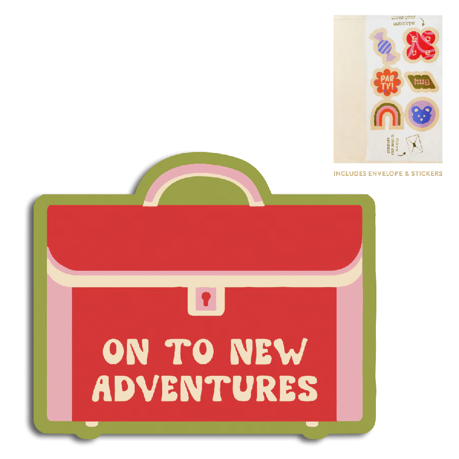 The Gift Label Cut-Out Cards - On to new adventures