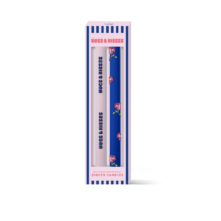 The Gift Label Diner Candle - Hugs & Kisses