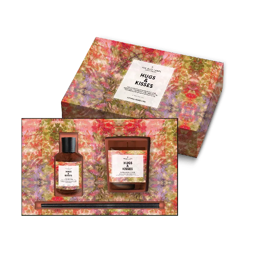 The Gift Label Gift Box Homeset - Hugs & Kisses