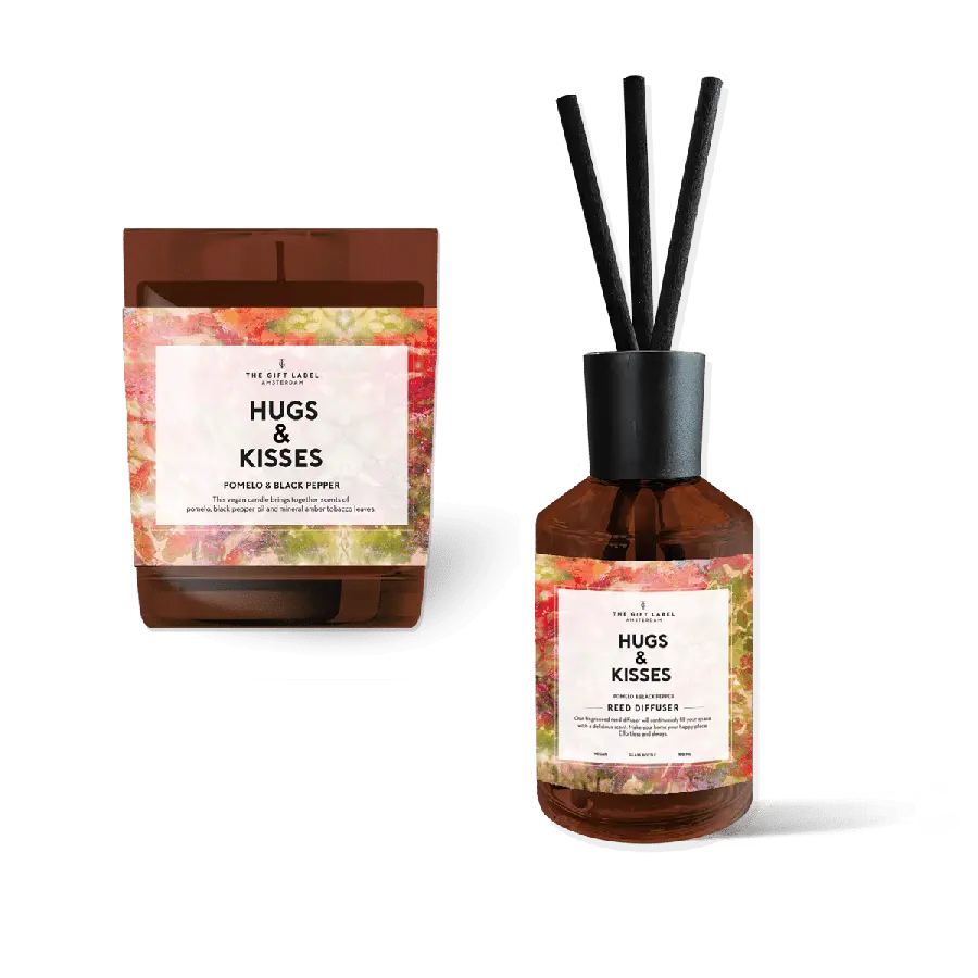 The Gift Label Gift Box Homeset - Hugs & Kisses
