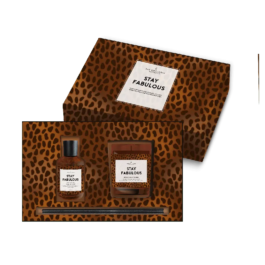 The Gift Label Gift Box Homeset - Stay Fabulous