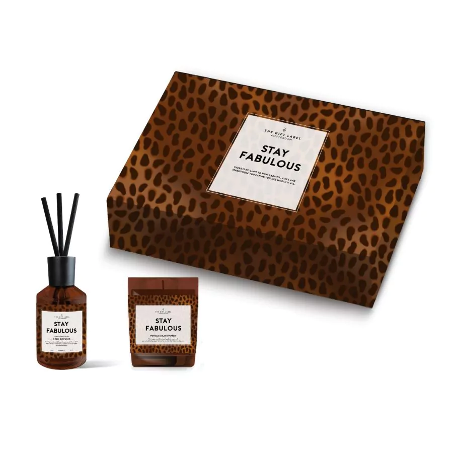 The Gift Label Gift Box Homeset - Stay Fabulous