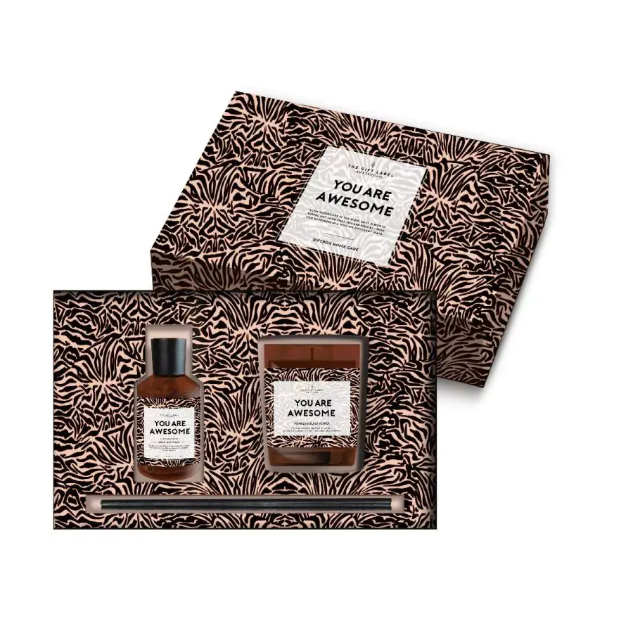 The Gift Label Gift Box Homeset - You Are Awesome