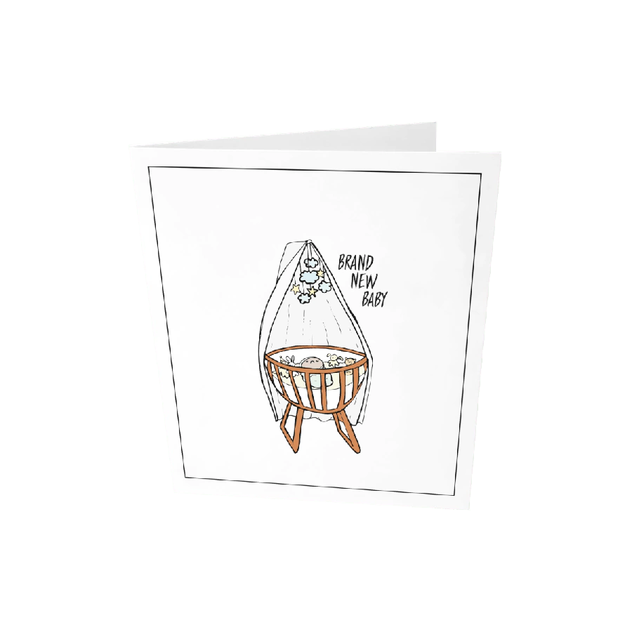 The Gift Label Greeting card - Brand new baby