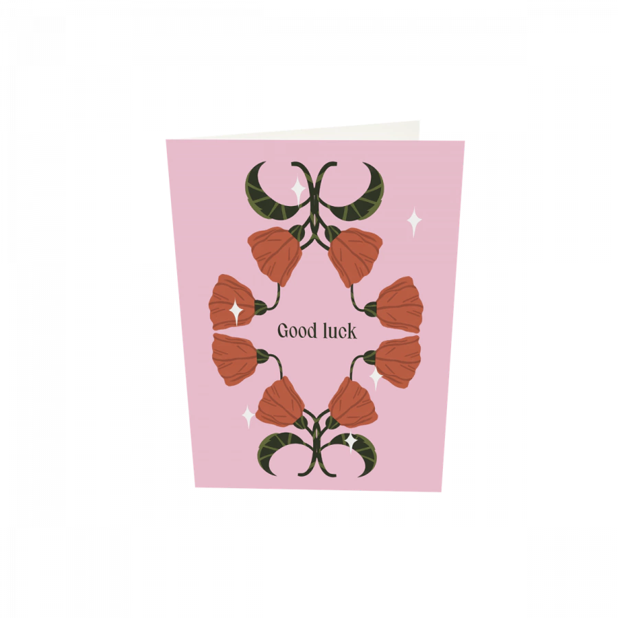 The Gift Label Greeting card - Good Luck