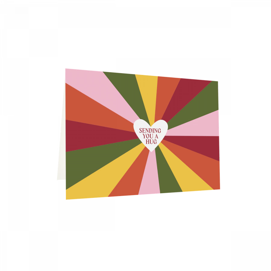 The Gift Label Greeting card - Sending You A Hug