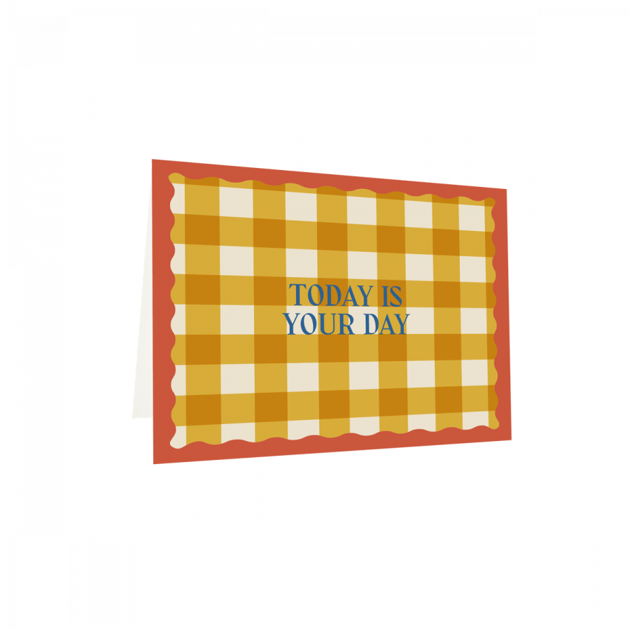 The Gift Label Greeting card - Today Is Your Day