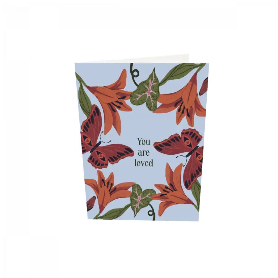 The Gift Label Greeting card - You Are Loved