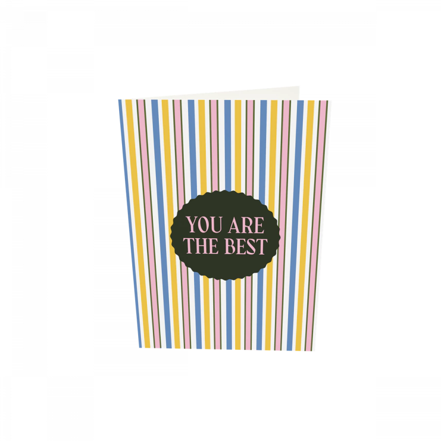 The Gift Label Greeting card - You Are The Best