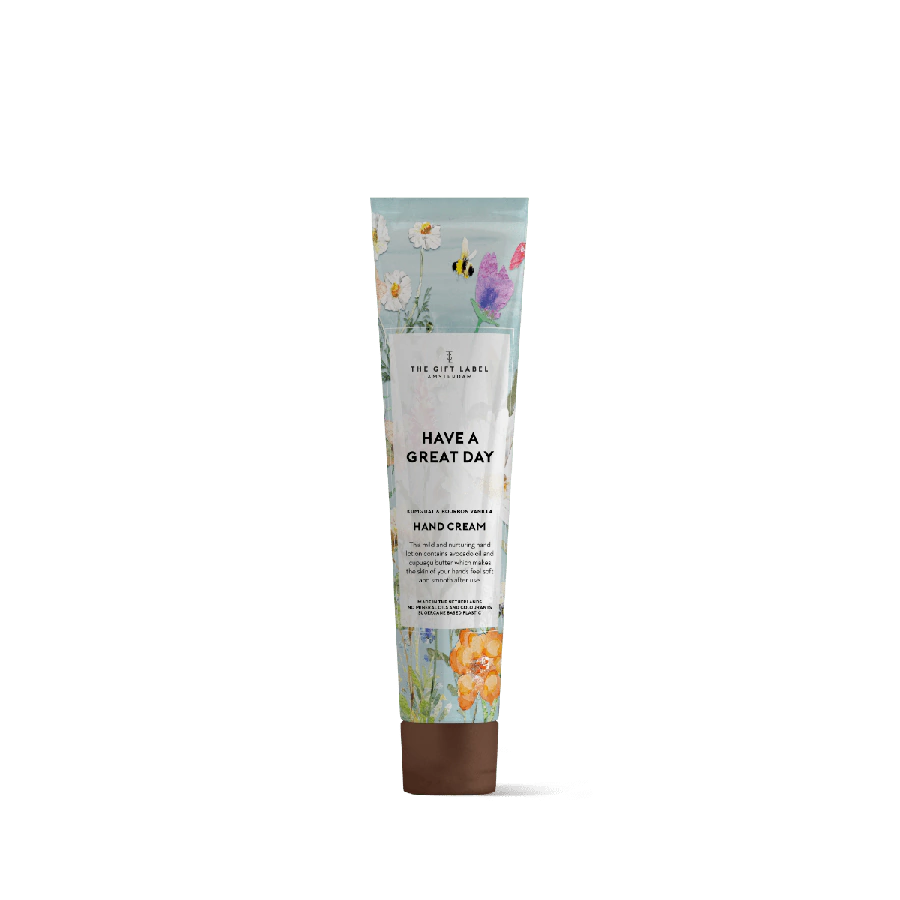 The Gift Label Hand cream tube - Have a great day