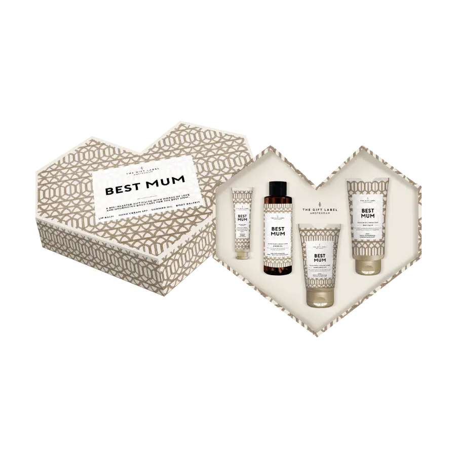 The Gift Label Heart shaped gift box - Best mum