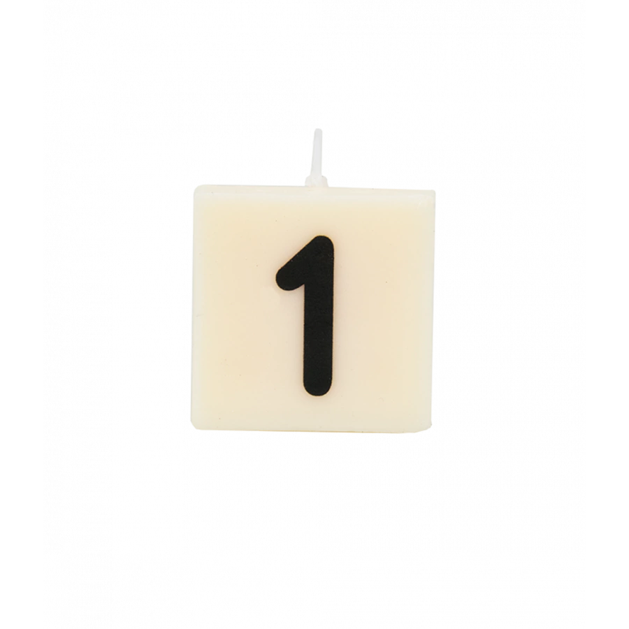 The Gift Label Letter and numbers candle - 1