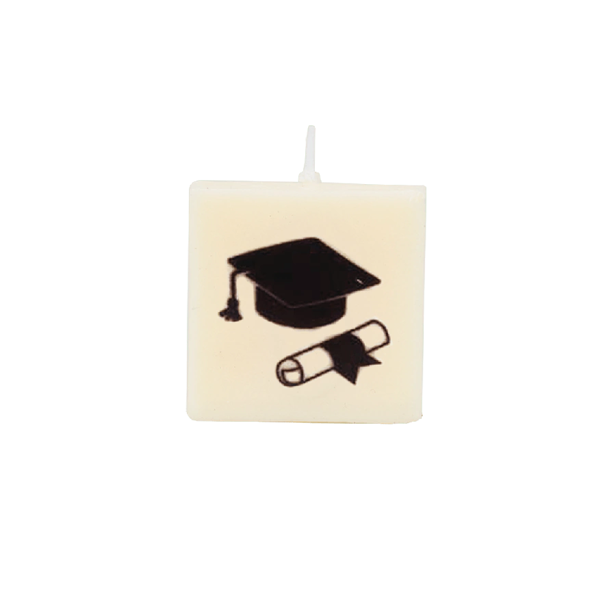 The Gift Label Letter and numbers candle - Graduated