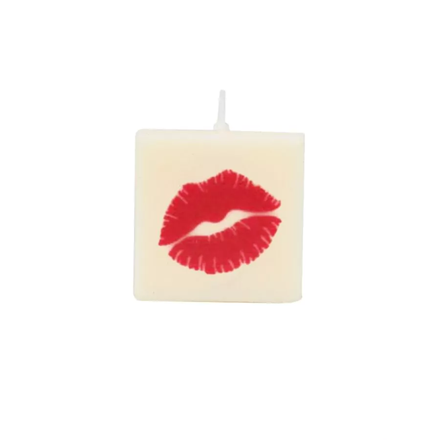 The Gift Label Letter and numbers candle - Kiss