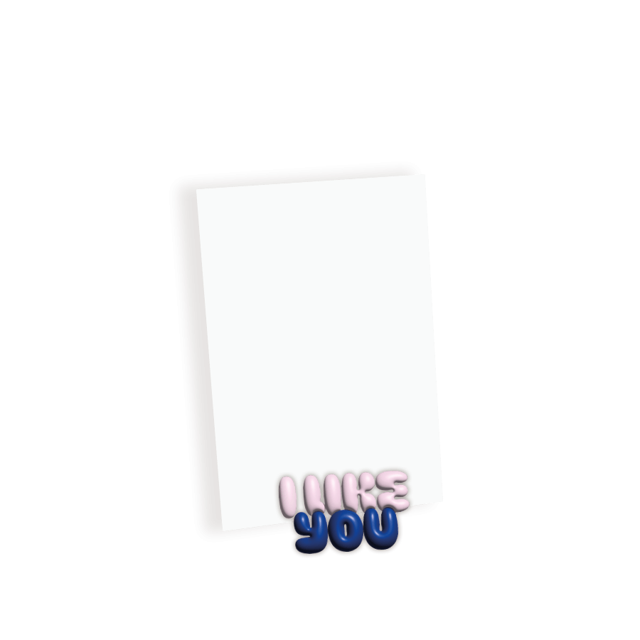 The Gift Label Photo holder - I Like You
