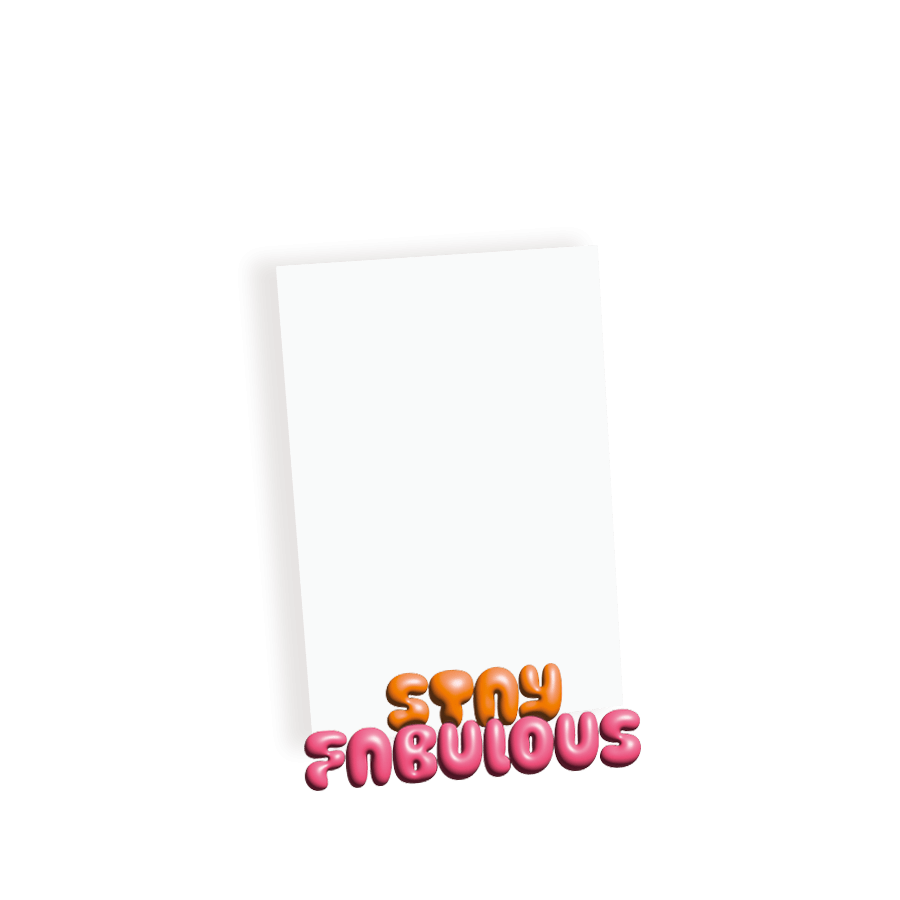 The Gift Label Photo holder - Stay Fabulous