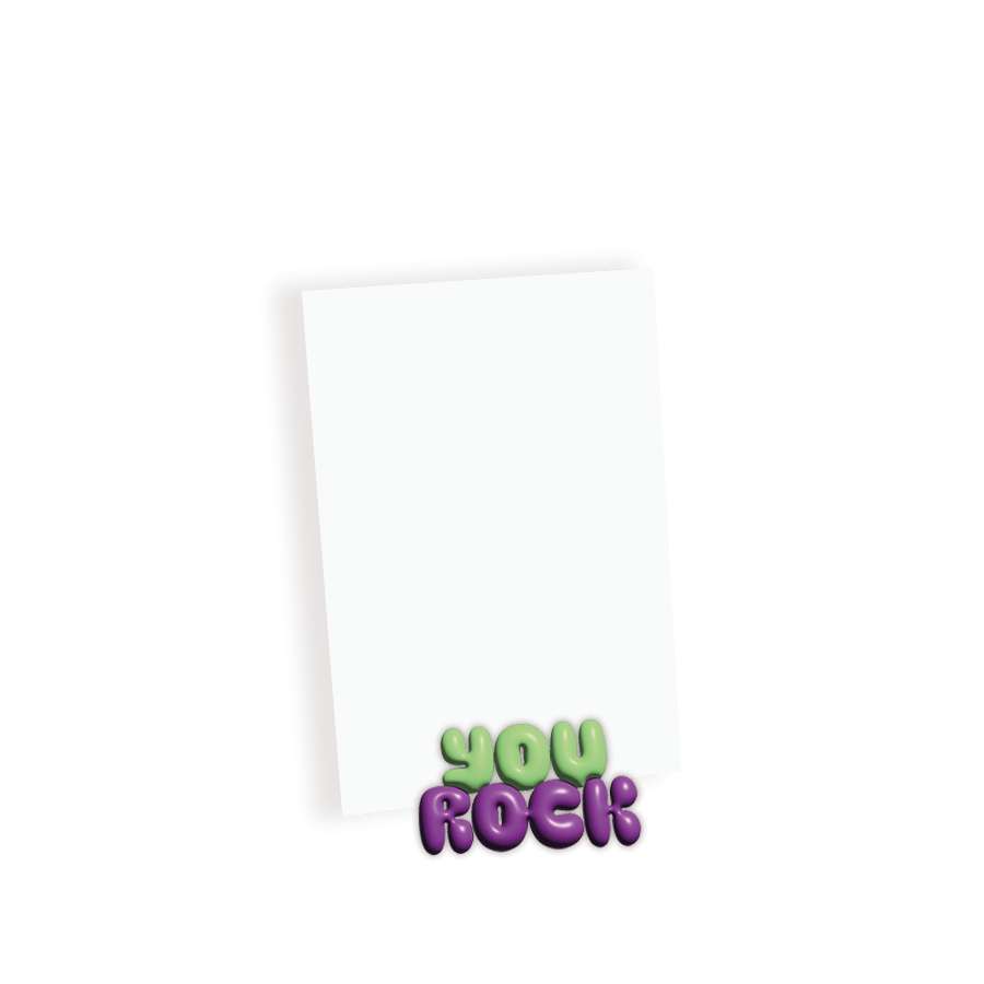 The Gift Label Photo holder - You Rock