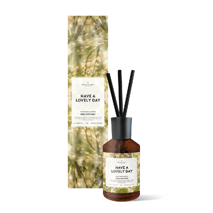 The Gift Label Reed diffuser - Have a lovely day
